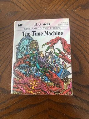 Vintage book | The Time Machine by H.G. Wells | Illustrated Classic Editions